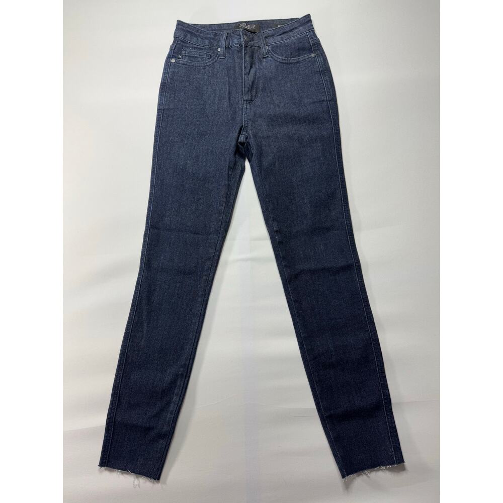 Judy Blue Women's Dark Wash Skinny Fit Stretch Blue Denim Jeans - Size 3 (26x27)